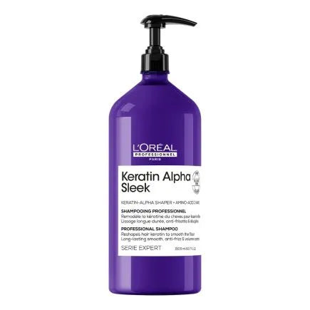 L'Oréal Professional Keratin Alpha Sleek Shampoo - 1500ml