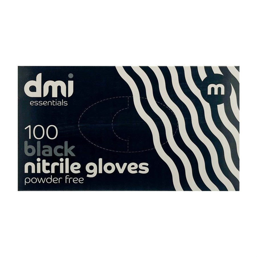 DMI - Black Nitrile Gloves - Powder Free - 100pcs