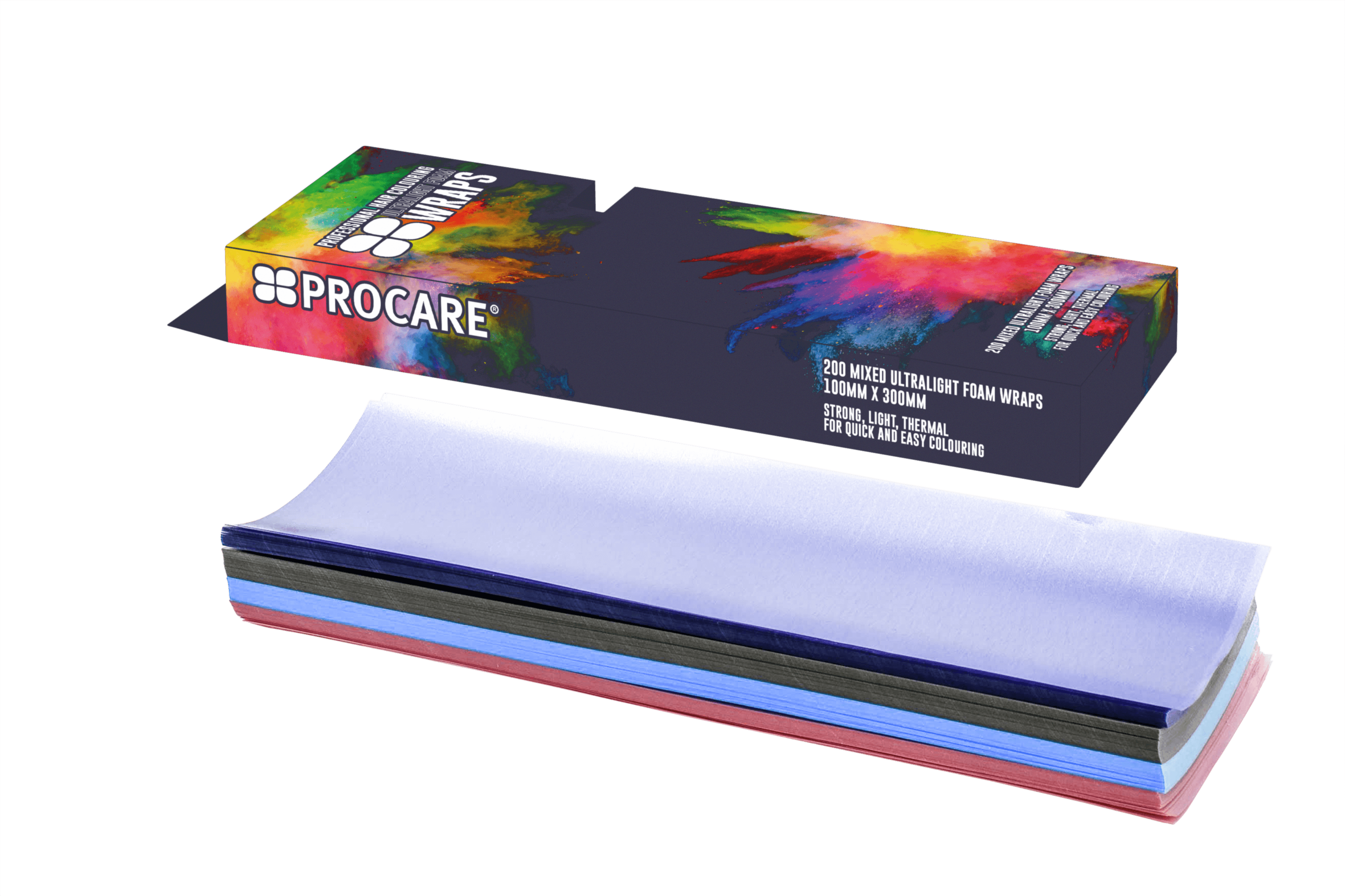 Procare Ultralight Foam Wraps x 200 sheets