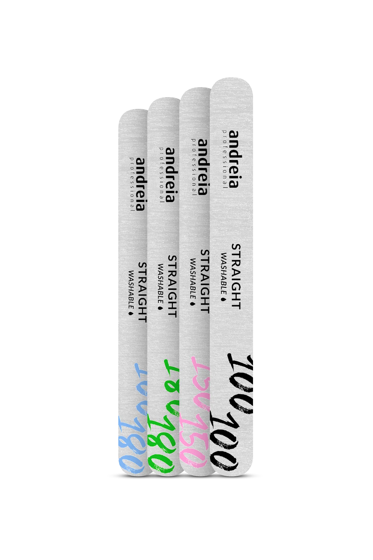 Andreia Professional - Straight Nail File - 100/100, 150/150, 180/180